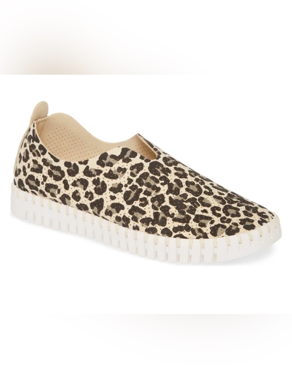 NWOT Ilse Jacobsen Tulip 139 Leopard Print Slip-On Women’s Flats